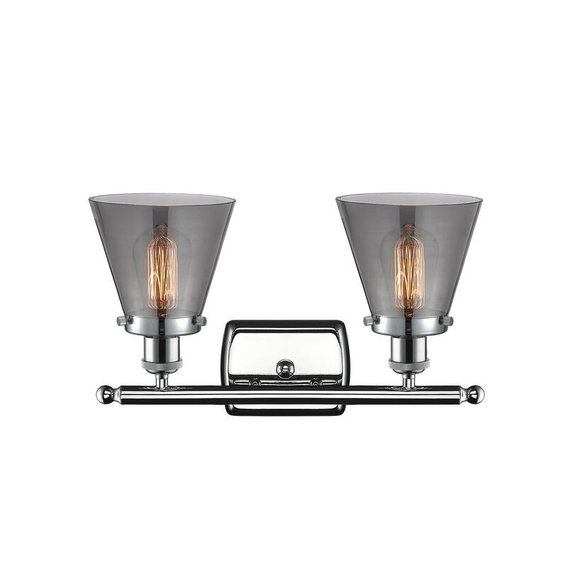 Innovations Lighting Small Cone 2 Light 16" Wide Vanity Light