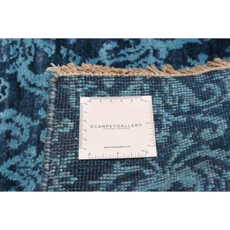 ECARPETGALLERY Hand-knotted Heritage Blue Wool Rug - 9'10 x 15'0