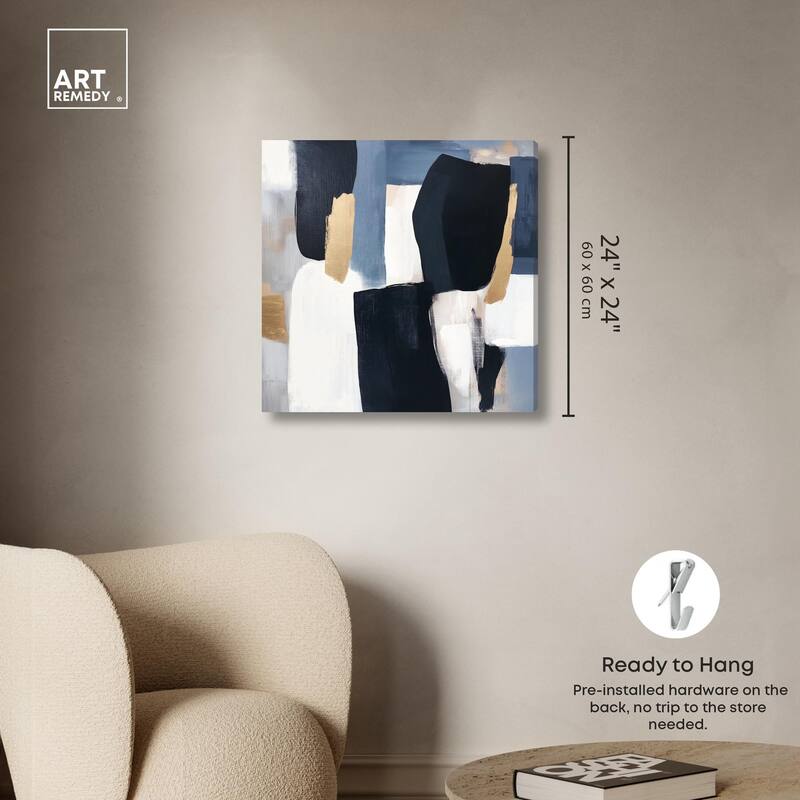 Assembled Color Pallete I Canvas by Art Remedy, Gallery Wrapped