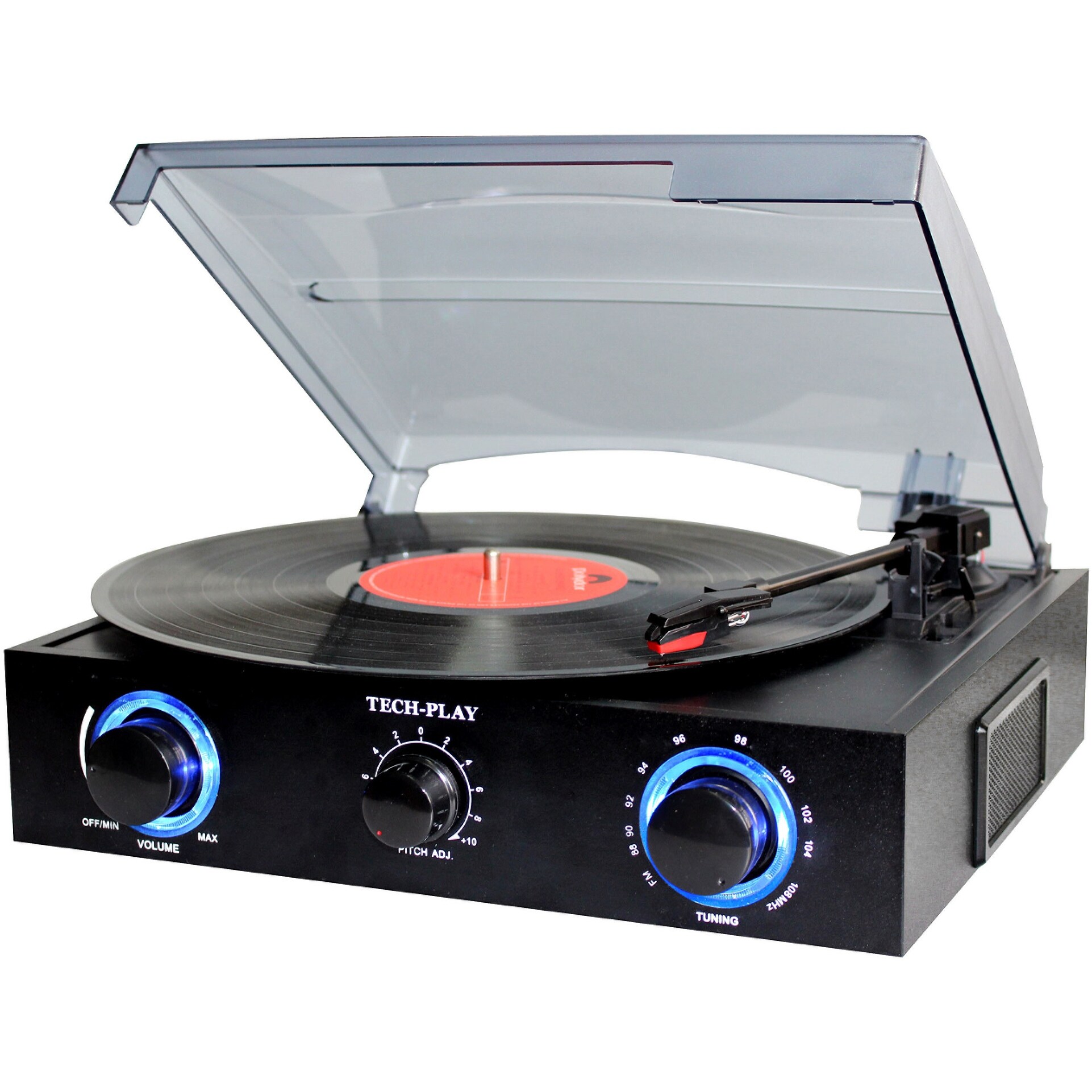 Shop Techplay Tcp2 Bk 3 Speed 33 45 78 Rpm Turntable With