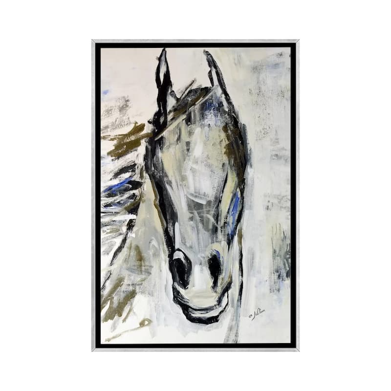 iCanvas "Picasso's Horse I" by Julian Spencer Framed