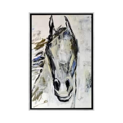 iCanvas "Picasso's Horse I" by Julian Spencer Framed