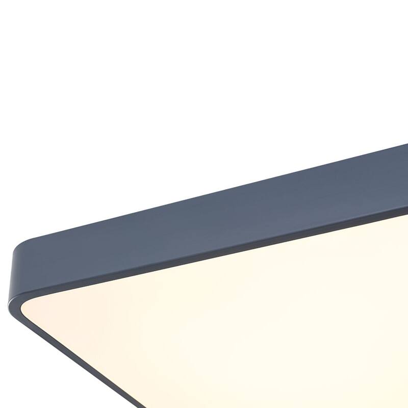 Dimmable LED Wide Rectangular Flush Mount Light 33.9 in