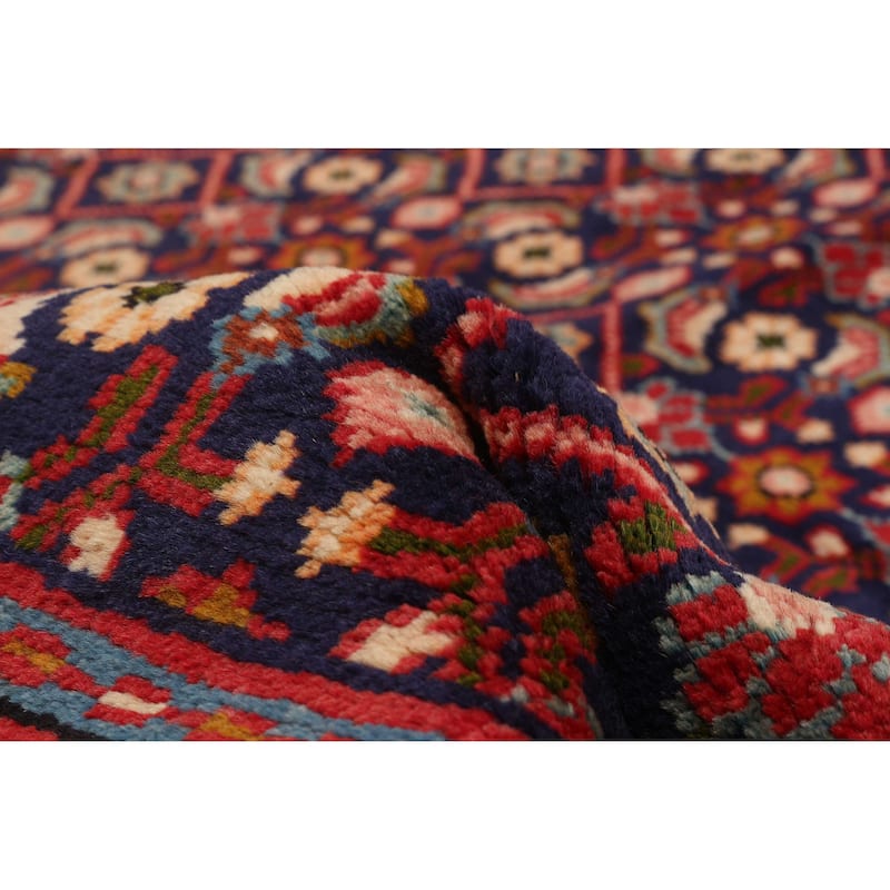 ECARPETGALLERY Hand-knotted Andelz Navy Wool Rug - 4'11 x 10'5