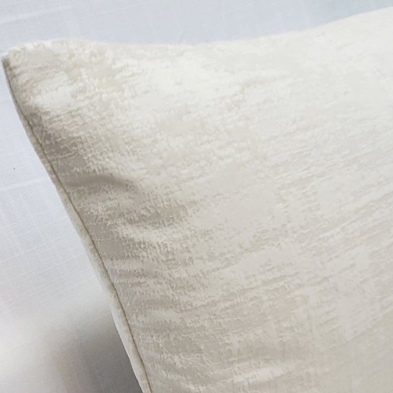 Alabaster Stucco Cream Throw Pillow