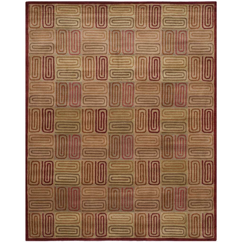 SAFAVIEH Handmade Royalty Tufted Razije Traditional Oriental Wool Rug