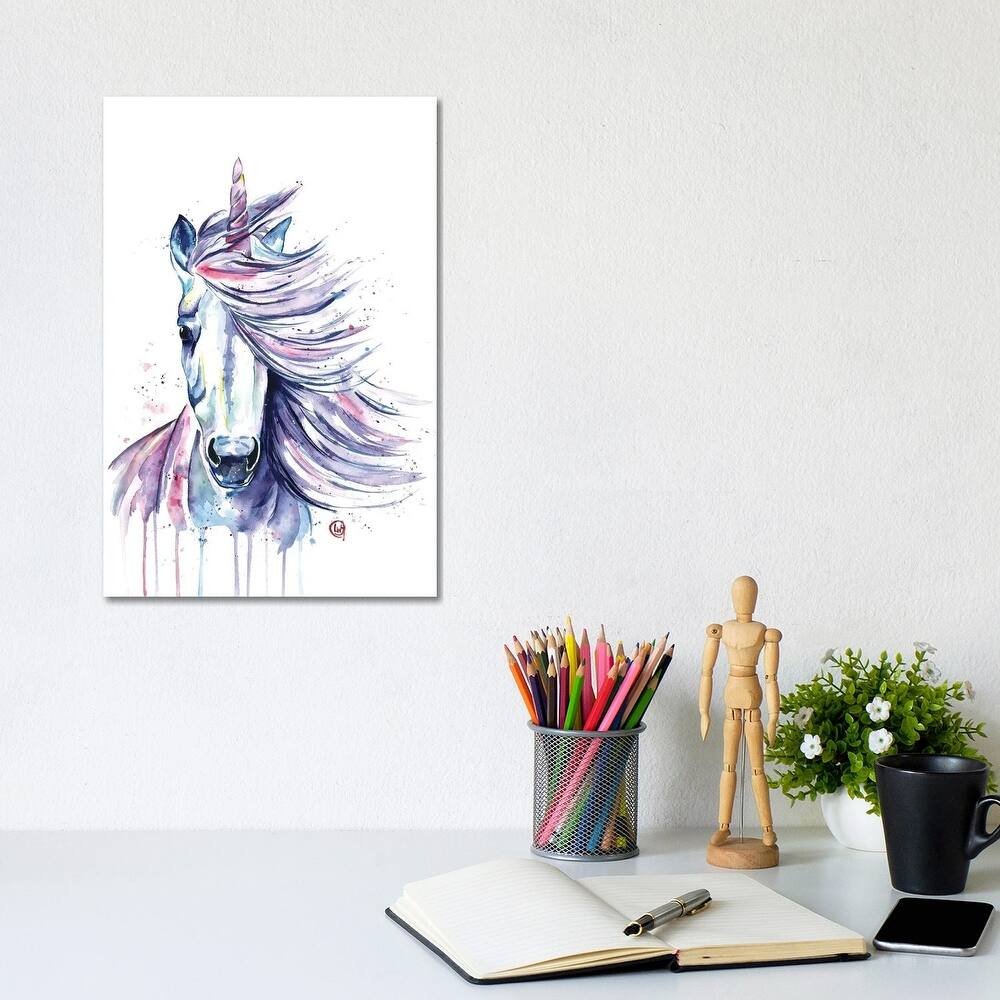 iCanvas "Unicorn" by Lisa Whitehouse Canvas Print