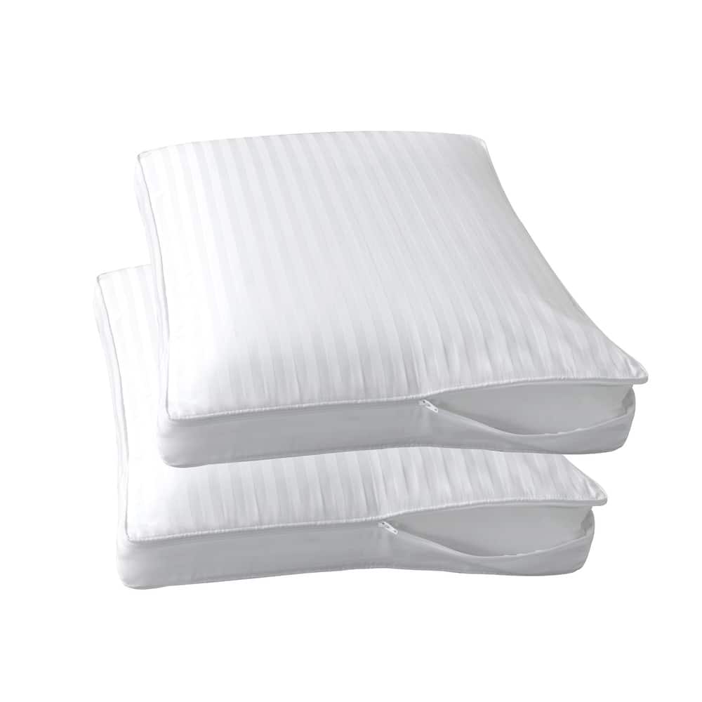 STONECREST Gusseted Pillow Protector 400TC Cotton - One Pair Packed