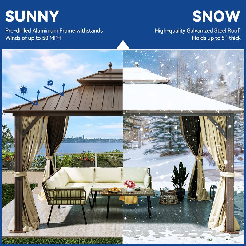 Outdoor Metal Canopy Gazebo