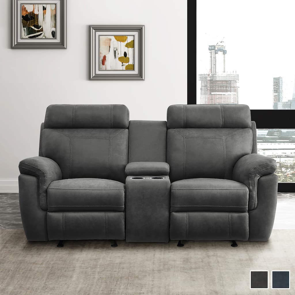 Metz Double Glider Reclining Loveseat