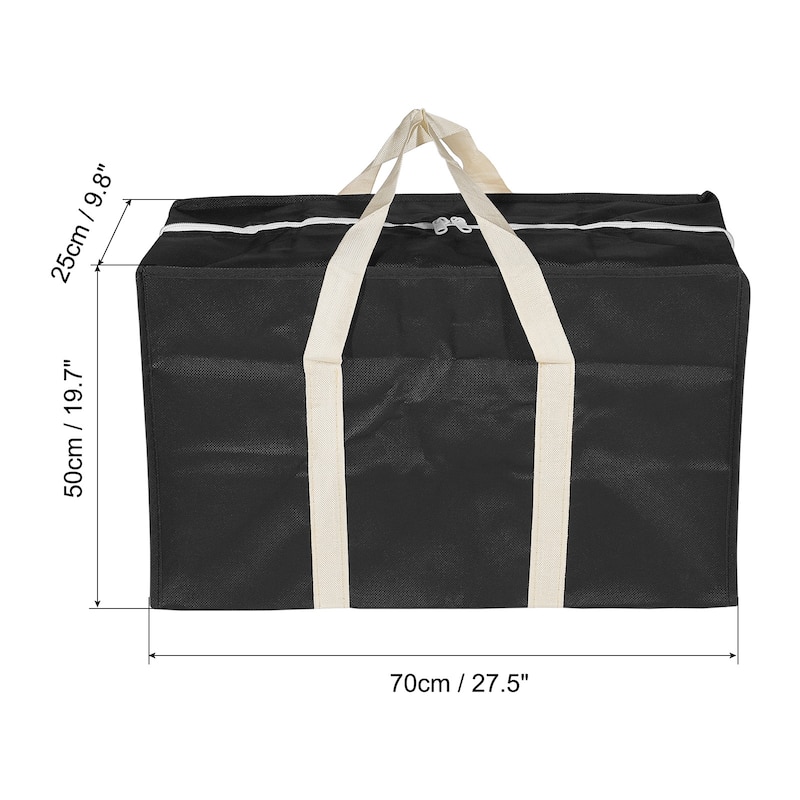 Closet Storage Bags, 2Pcs 23.6" L Cloth Blanket Organizer Foldable Bag