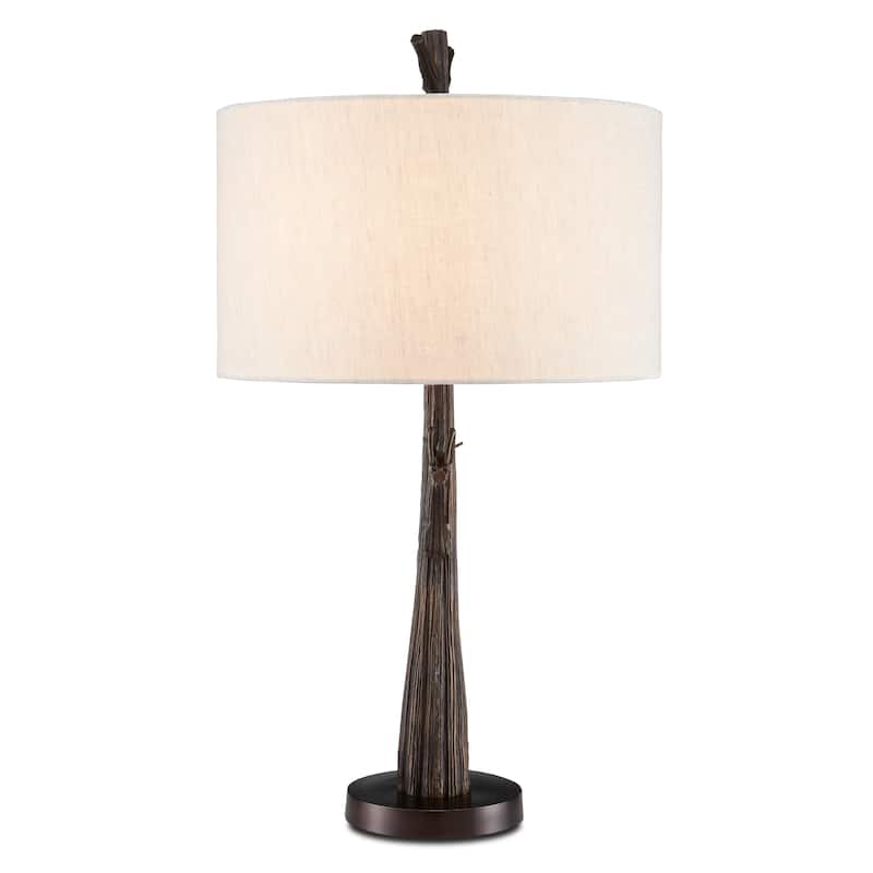 Currey & Company Grasshopper Bronze Table Lamp - 31"h x 17"dia