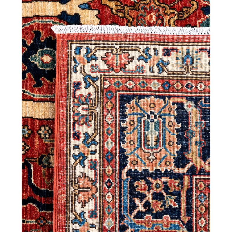 Serapi One-of-a-Kind Hand-Knotted Area Rug - Red - 7' 10" x 9' 10"