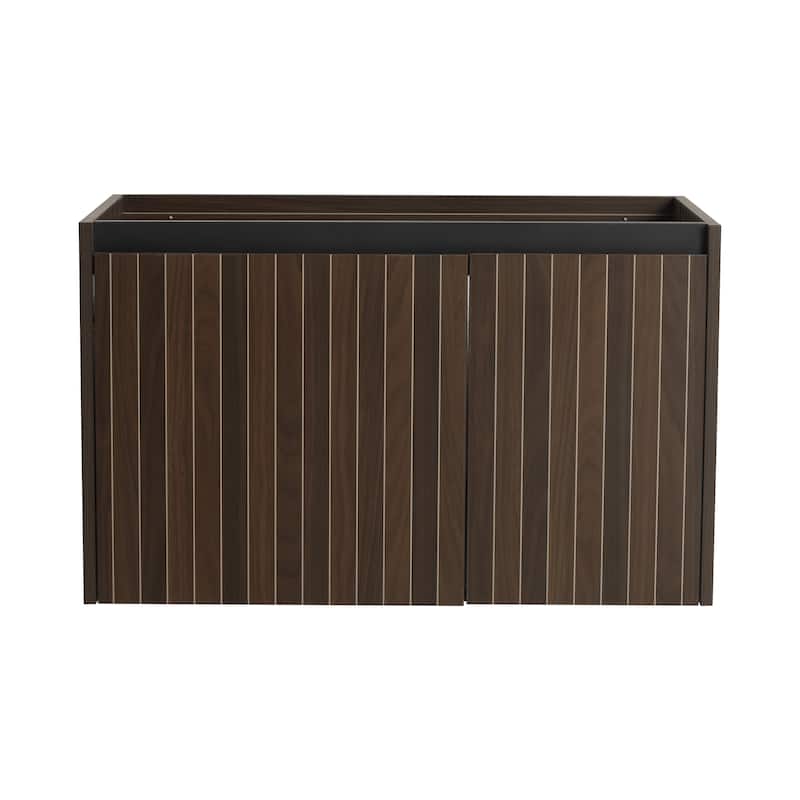 30 Inch Bathroom Cabinet With Sink,Soft Close Doors,Float Mounting Design, For Small Bathroom