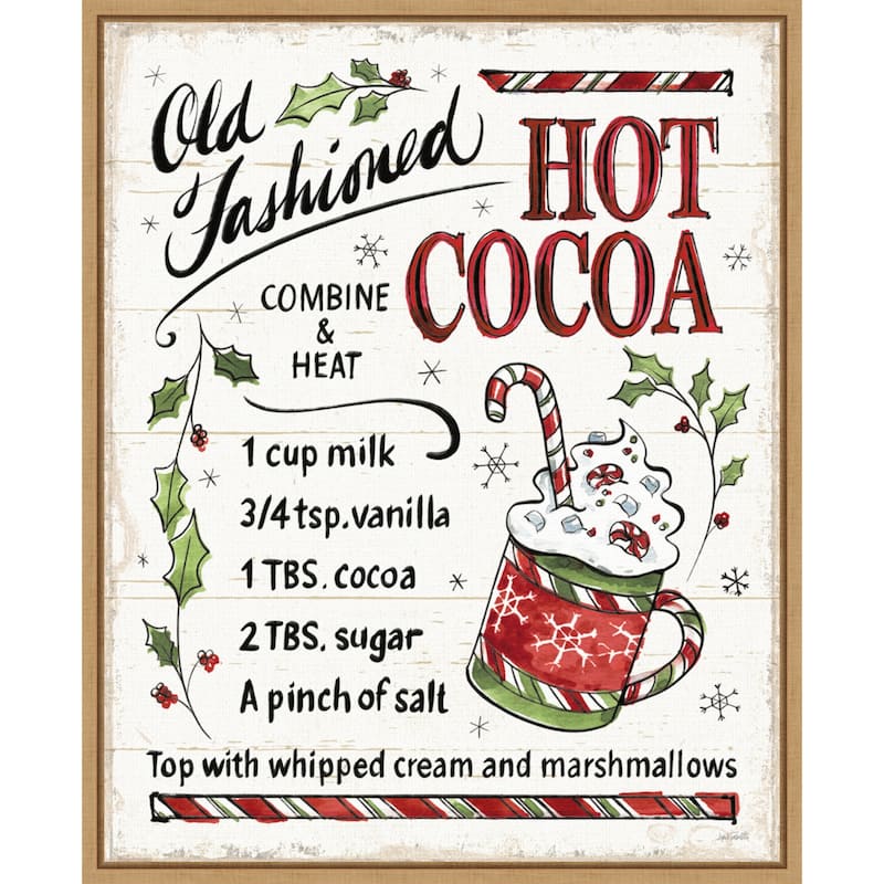 Christmas Treats VII by Anne Tavoletti Framed Canvas Wall Art