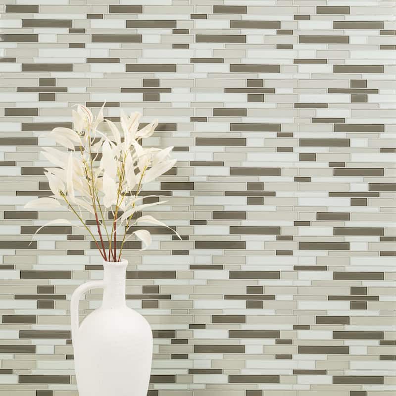 Ackland AKM-G-ME12X12IL-CA Meridian - 12" x 12" Solid Floor and Wall