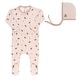 preview thumbnail 1 of 6, Ely's & Co. Berry Collection - Footie + Bonnet Strawberry - 1 Month