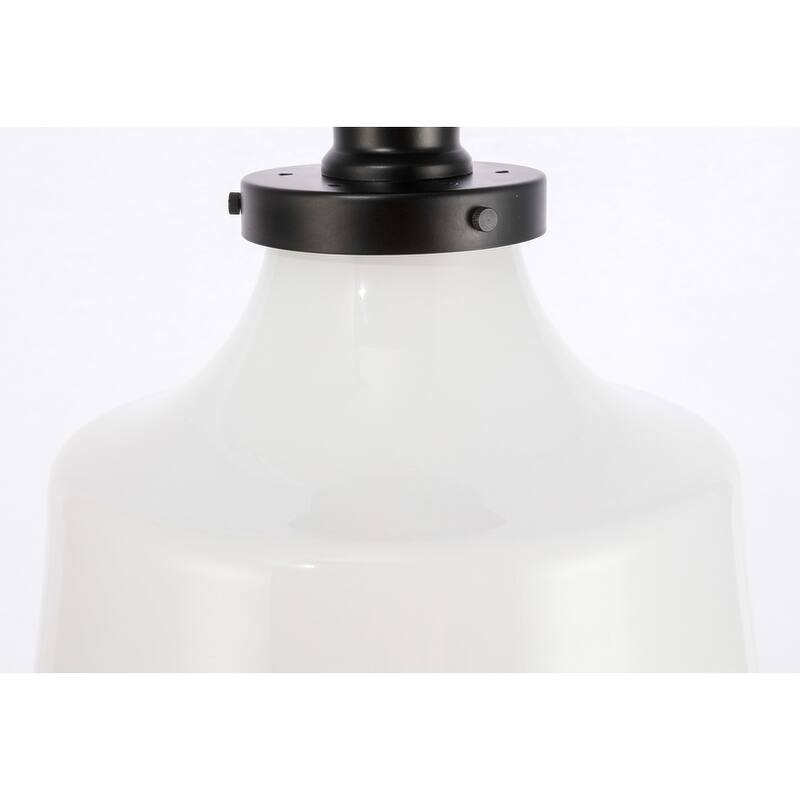 Nyle 1-Light Frosted Glass Flush mount
