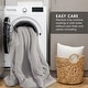 preview thumbnail 9 of 9, Chelsea Square Hanna Modern Boho Waffle Weave Textured Duvet Cover Set