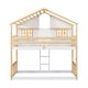 preview thumbnail 33 of 43, Twin Pine House Bunk Bed with Roof and Ladder