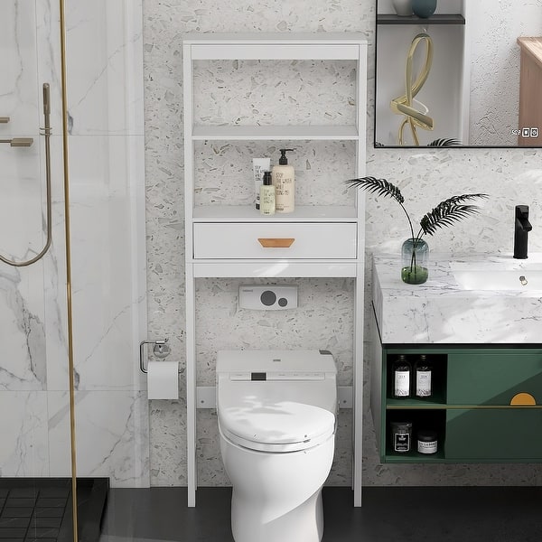 UTEX + Slim Bathroom Toilet Paper Storage Cabinet