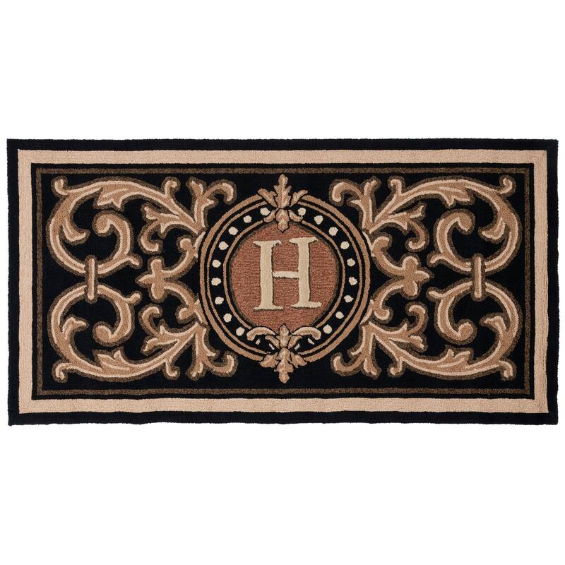 SAFAVIEH Handmade Monogram Bruneta Casual Rug