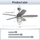 preview thumbnail 23 of 42, 52/66-In Farmhouse Style Industrial Windmill Large Ceiling Fan with Light and Remote