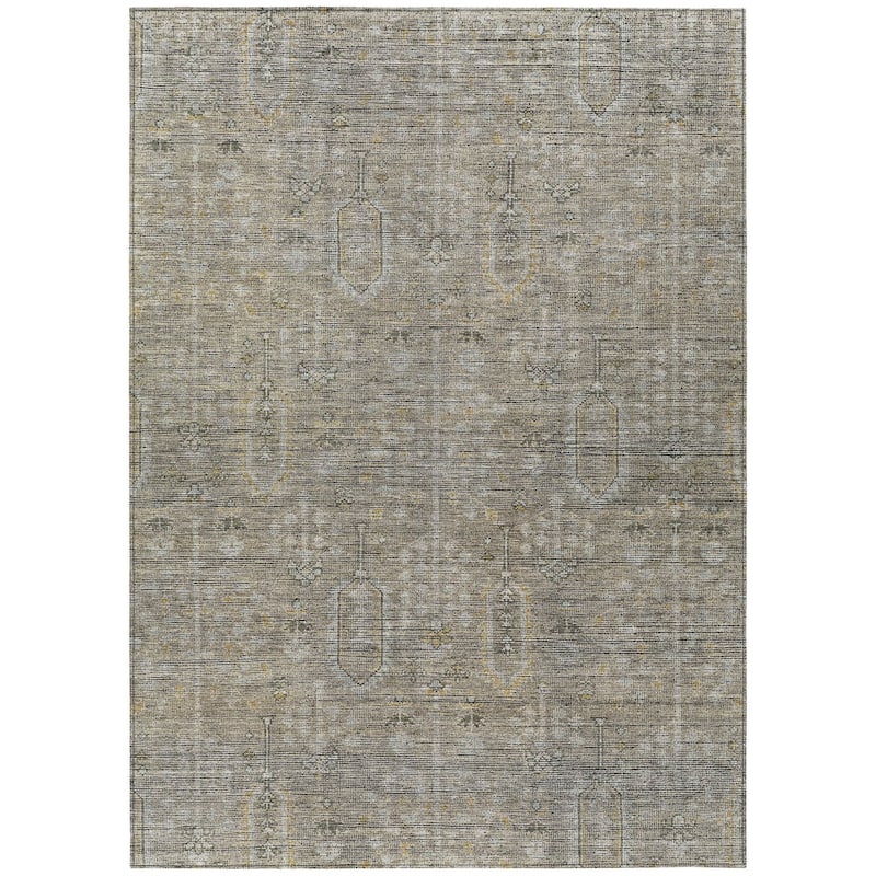 HomeRoots Southwestern Transitional Rectangle Outdoor Rug