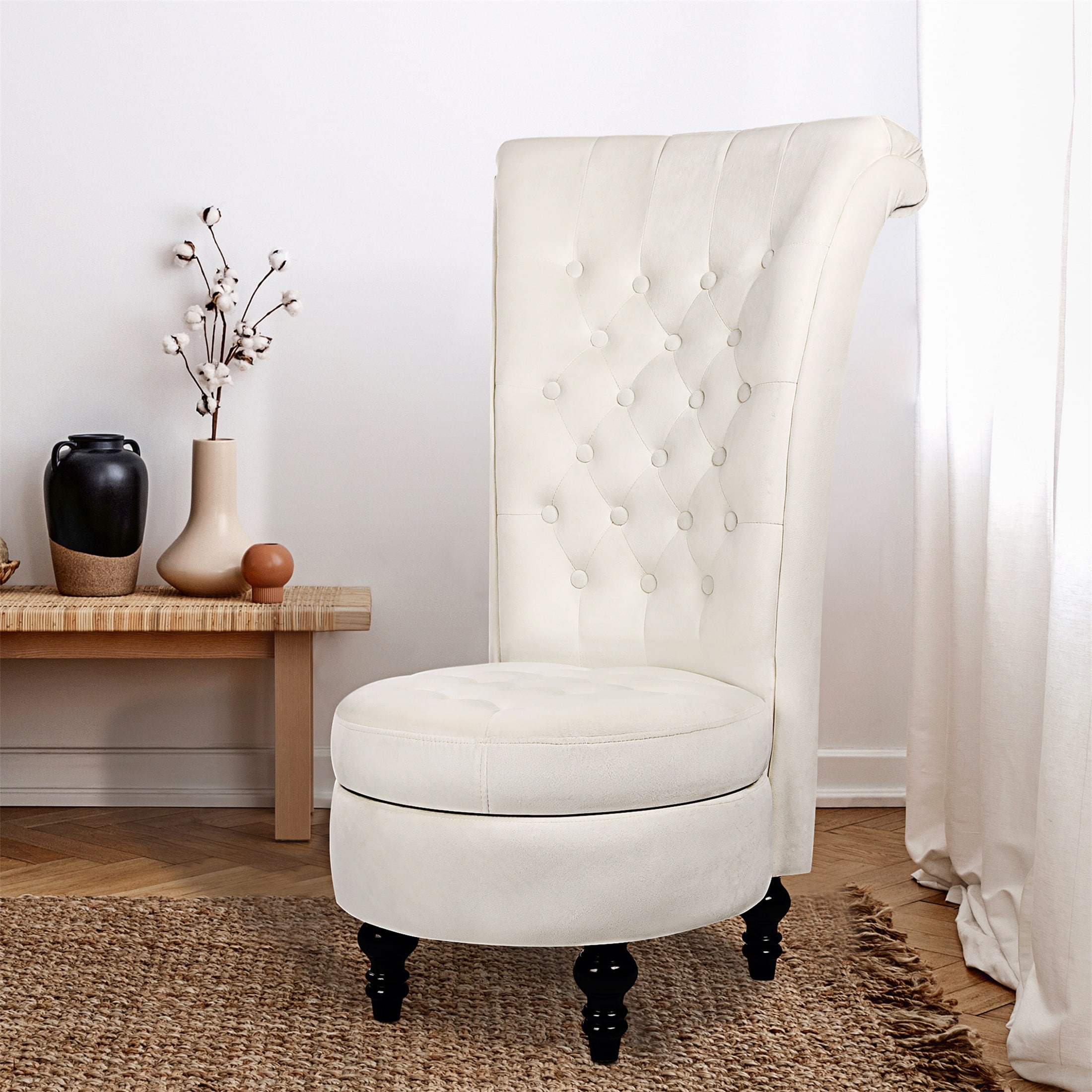 Dressing chair shop with storage