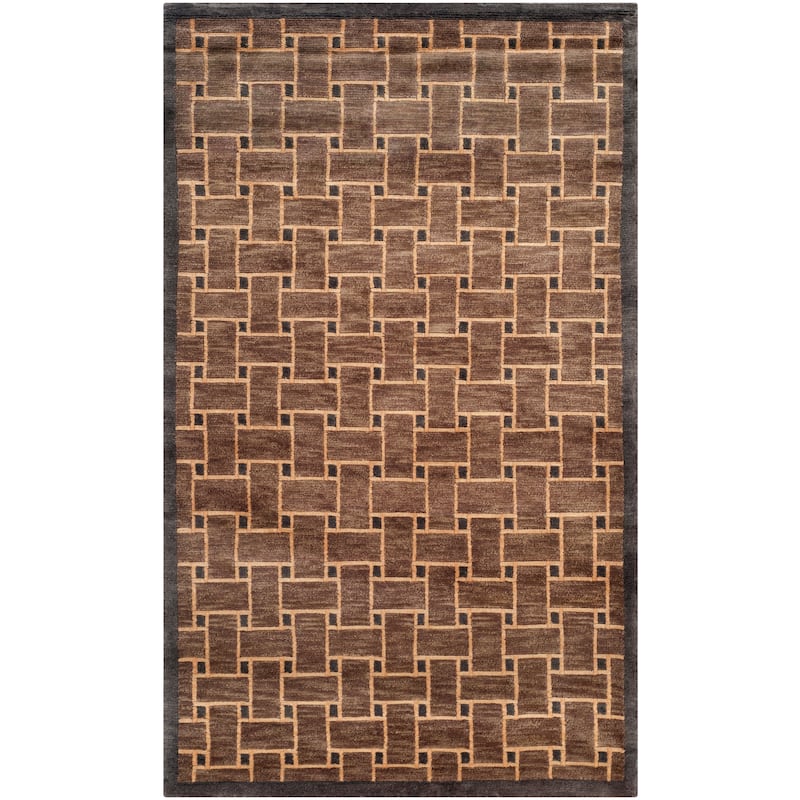 SAFAVIEH Couture Hand-knotted Tibetan Auri Modern Wool Rug