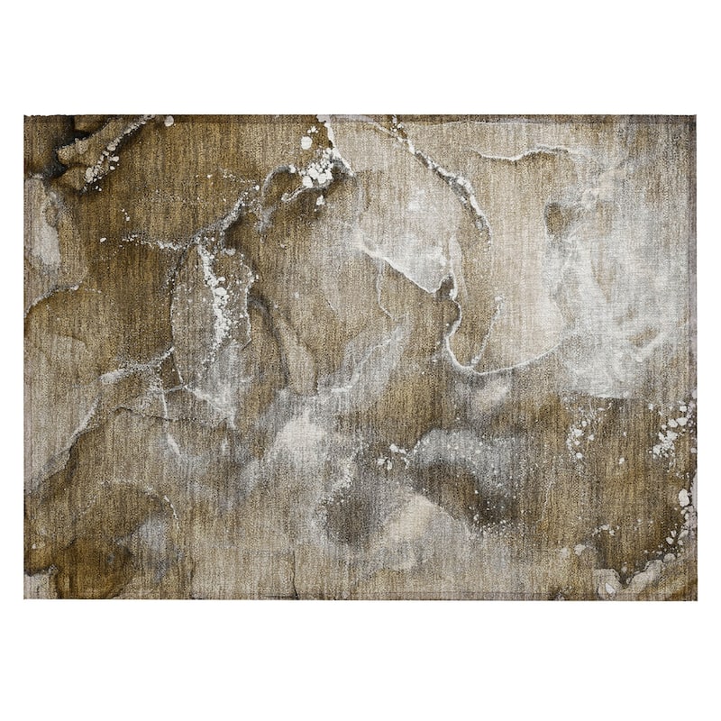 Una Contemporary Abstract Weather Resistant Classic Meets Modern Outdoor Rug