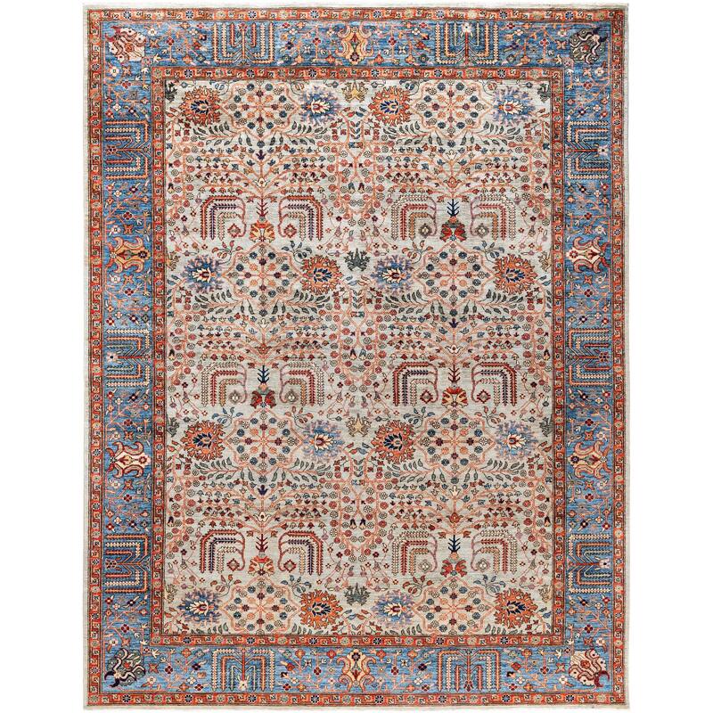 Serapi One-of-a-Kind Hand-Knotted Area Rug - Gray - 9' 2" x 11' 10"