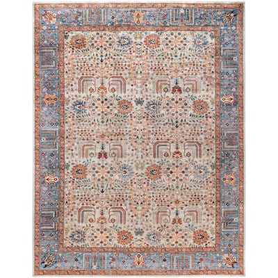 Serapi One-of-a-Kind Hand-Knotted Area Rug - Gray - 9' 2" x 11' 10"