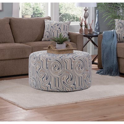 American Furniture Classics Delilah Model 8-08RDA-A441V2 Round Ottoman