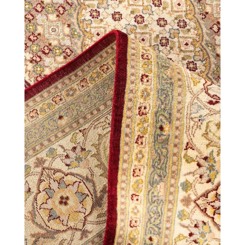 Overton Hand Knotted Wool Vintage Inspired Traditional Mogul Re Area Rug - 9 x 12