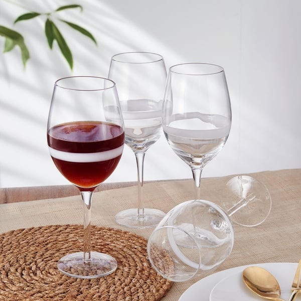 Mikasa Cheers Ruby Stemless Wine Glass (Set of 4)