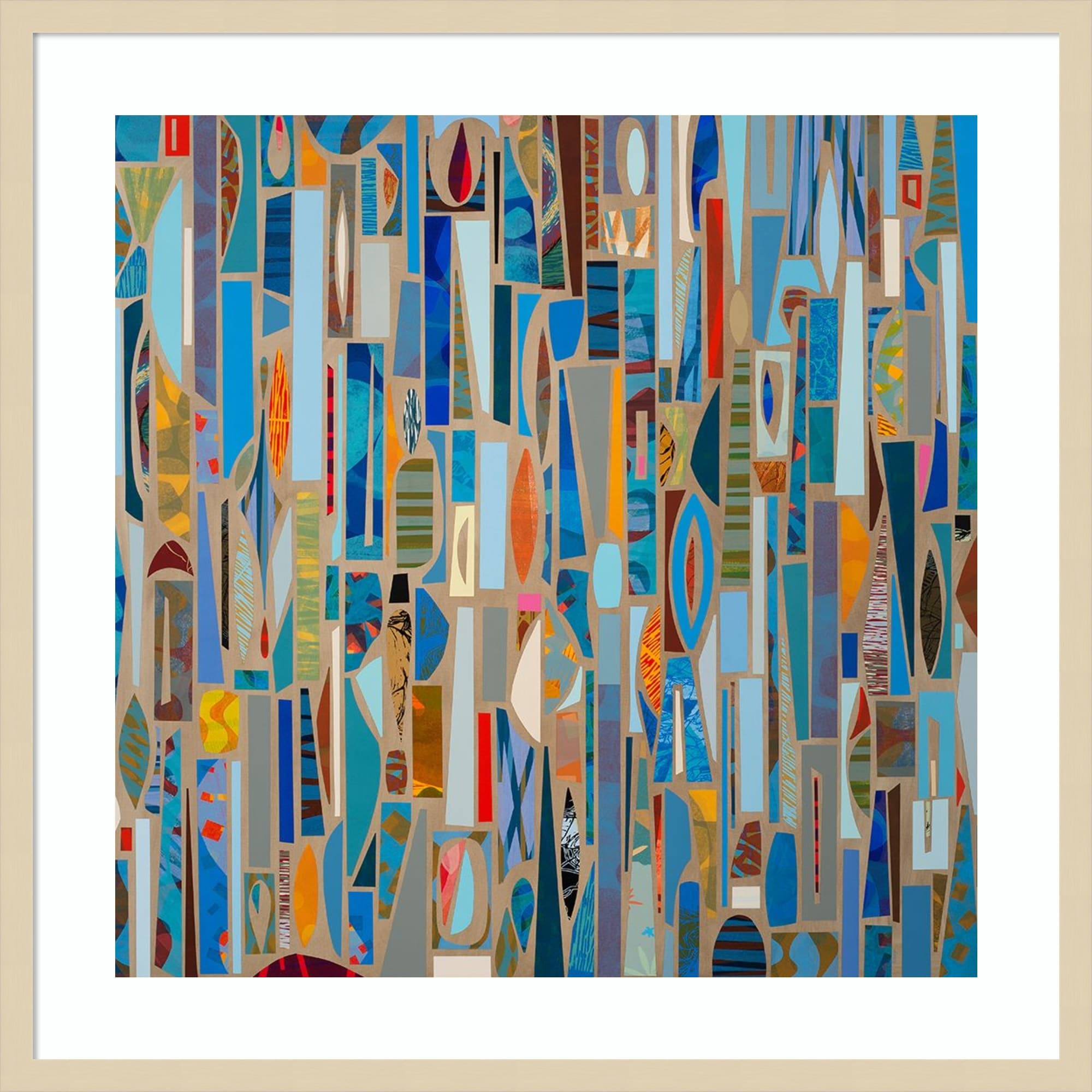 Tribute by Fernando Reyes Wood Framed Wall Art Print