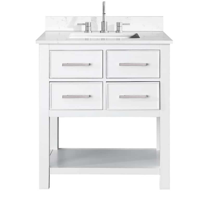Avanity BROOKS-VS31-E Brooks 31" Free Standing Single Basin Vanity Set - White - Colored