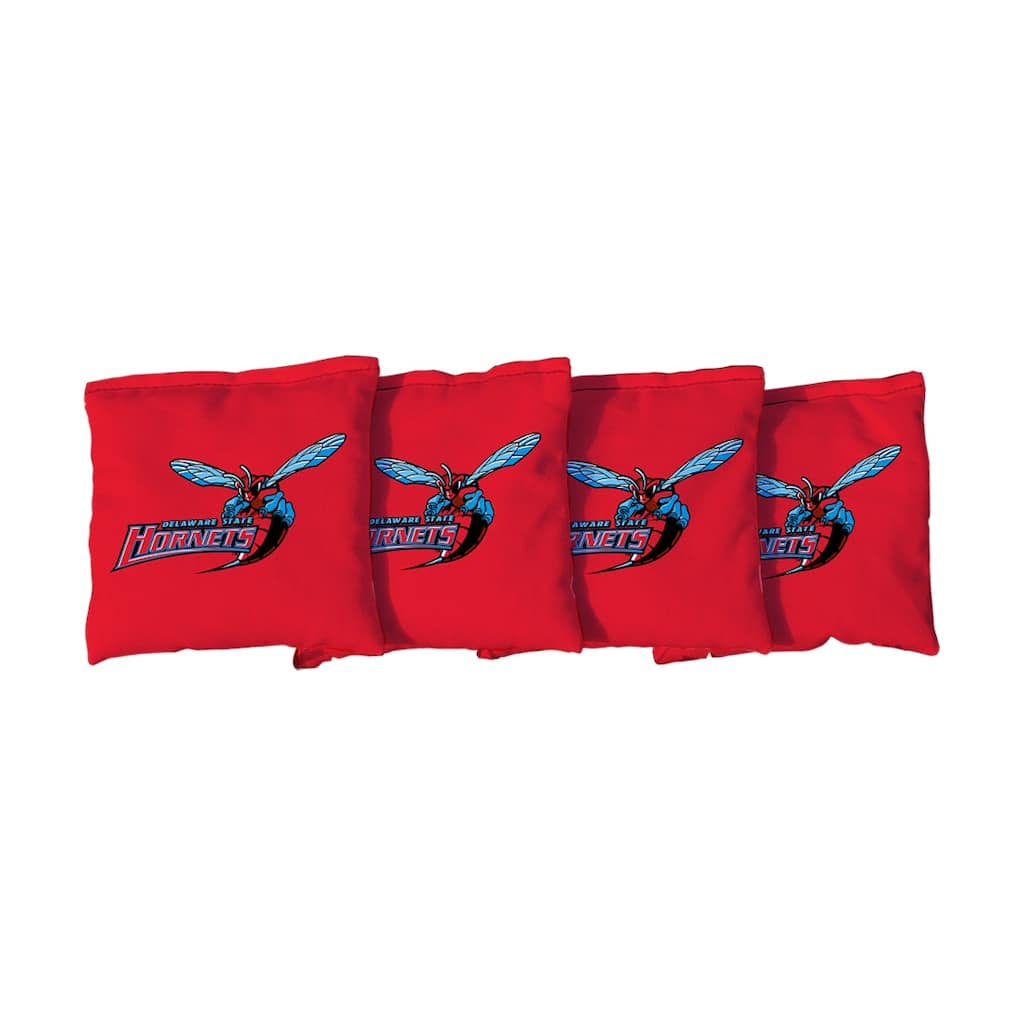 Delaware State DSU Hornets Red Cornhole Bags