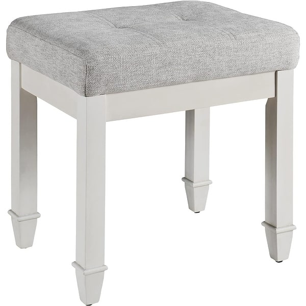 Vanity Stool Bench with Solid Wood Leg - On Sale - Bed Bath & Beyond ...