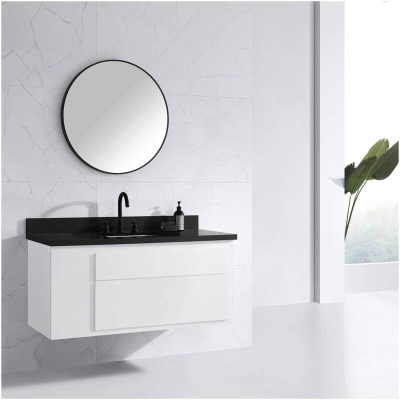 Avanity AVON-M30 Avon 30" Diameter Modern Circular Stainless Steel