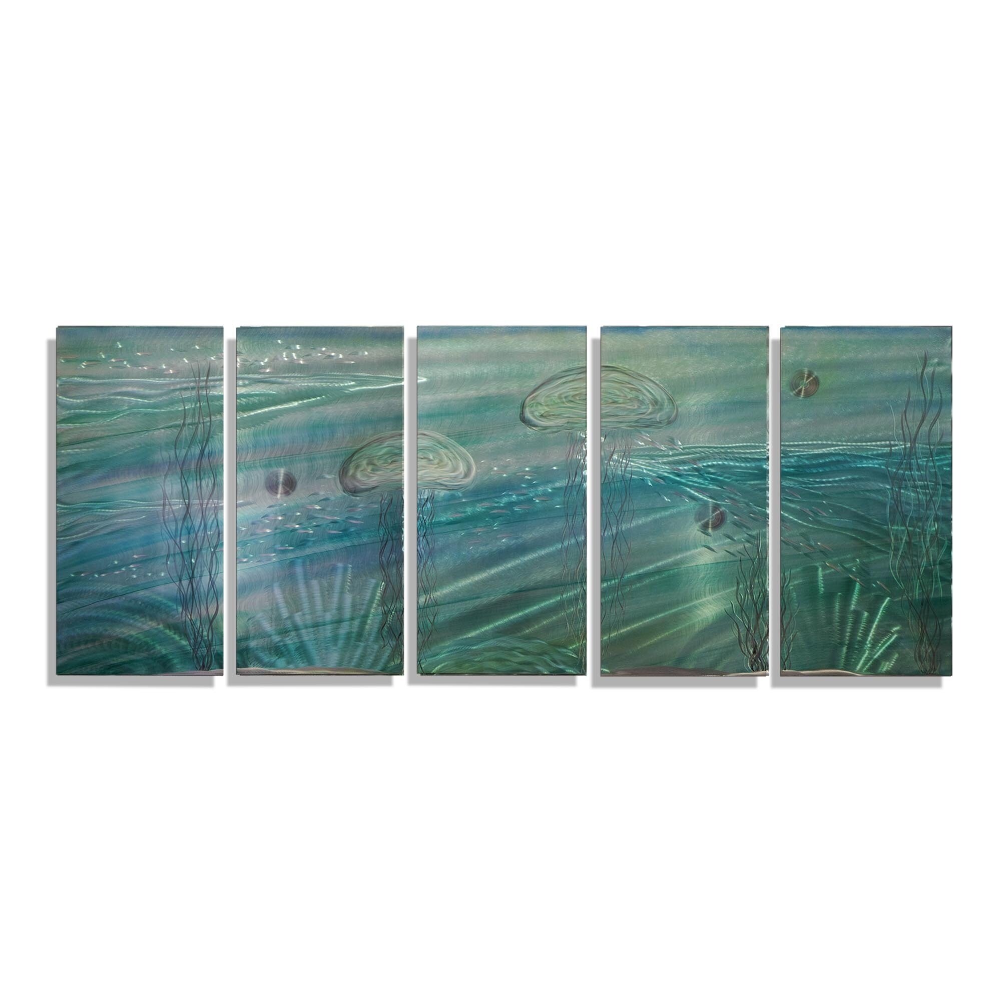 Shop Statements2000 Tropical Metal Wall Art Beach Ocean Jellyfish
