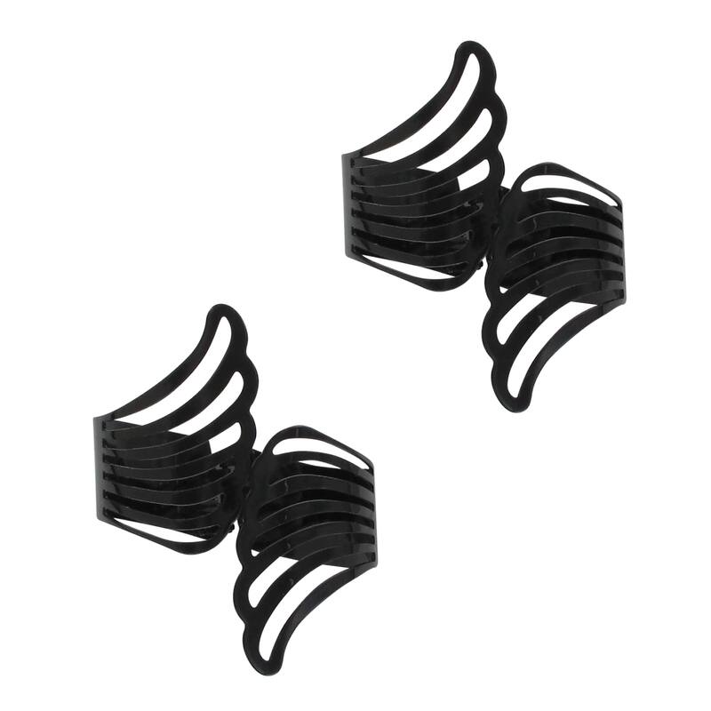 Set of 2 Cuff Metal Wings Tieback Angel - 3.8"L x 3"W x 2.5"D