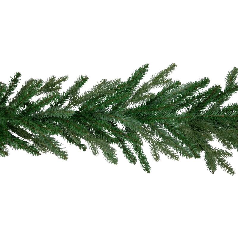 real touch™ grande spruce artificial christmas garland unlit 9' x 14"