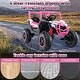 preview thumbnail 41 of 48, 2-Seater Kids Ride on UTV with 2.4G Remote Control for over 3 Years Old Children - 49.5" x 32" x 31.5" (L x W x H)