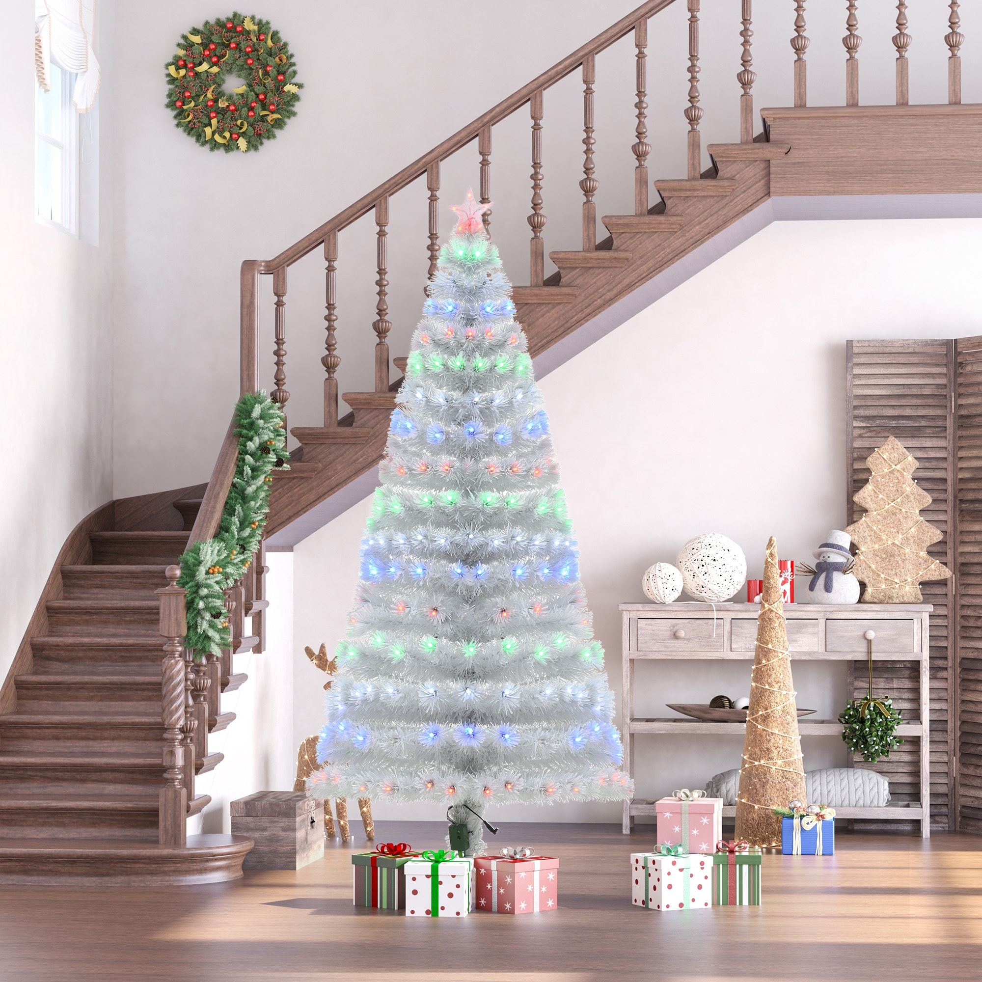 Small colored christmas trees artificial deals