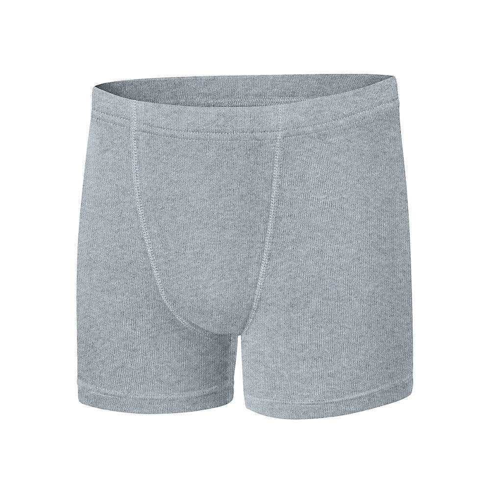 UUYUK Men Soft Cotton High Waist Underwear Comfortable 4-Pack Boxer Brief