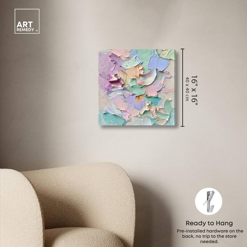 Flowing Mousse II Canvas by Art Remedy, Gallery Wrapped