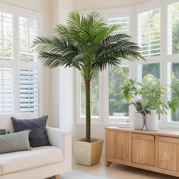Artificial Tropical Plant 6FT Tall Faux Plants Indoor Fake Floor Plants  Decorative Palm Tree House Plants Large Office Plant - Bed Bath & Beyond -  41894030