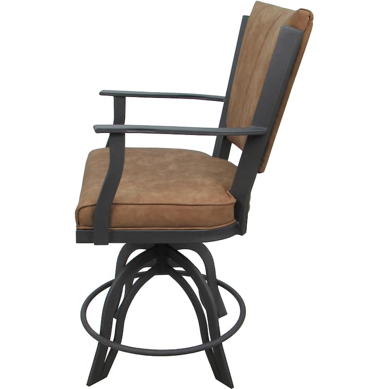 Montana Beige Swivel Tilt Metal 30" or Counter 26" Bar Stool